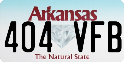 AR license plate 404VFB
