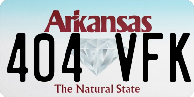 AR license plate 404VFK