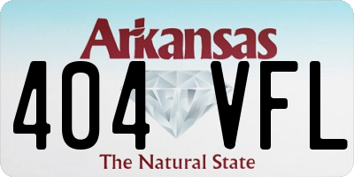 AR license plate 404VFL