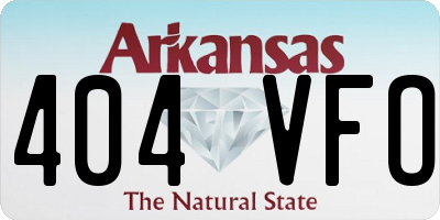 AR license plate 404VFO