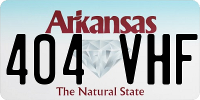 AR license plate 404VHF