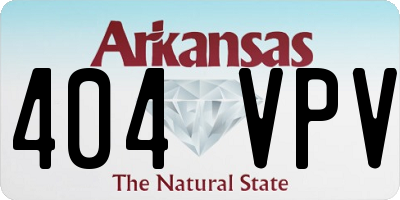 AR license plate 404VPV