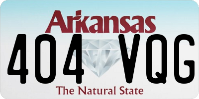 AR license plate 404VQG