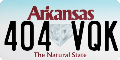 AR license plate 404VQK