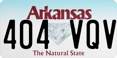 AR license plate 404VQV