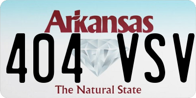 AR license plate 404VSV