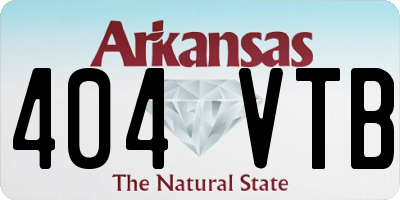 AR license plate 404VTB