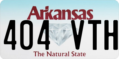 AR license plate 404VTH