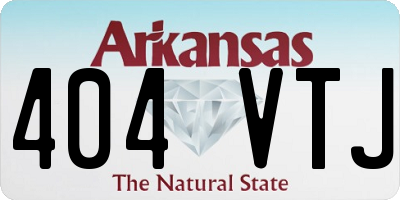 AR license plate 404VTJ