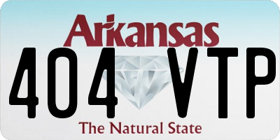 AR license plate 404VTP