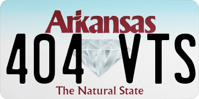 AR license plate 404VTS