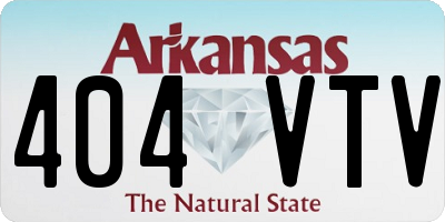 AR license plate 404VTV