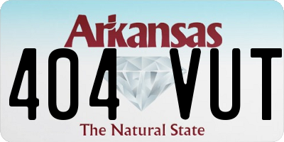 AR license plate 404VUT