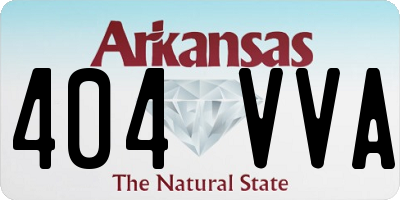 AR license plate 404VVA