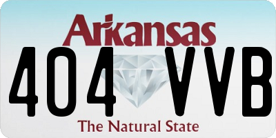 AR license plate 404VVB