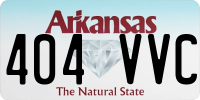 AR license plate 404VVC