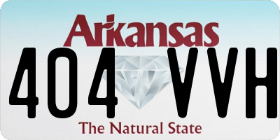 AR license plate 404VVH