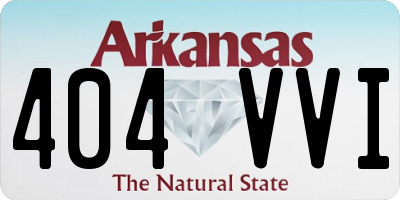 AR license plate 404VVI