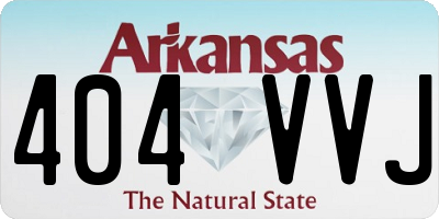 AR license plate 404VVJ