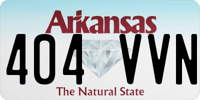 AR license plate 404VVN