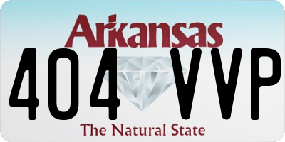 AR license plate 404VVP