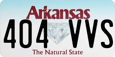 AR license plate 404VVS