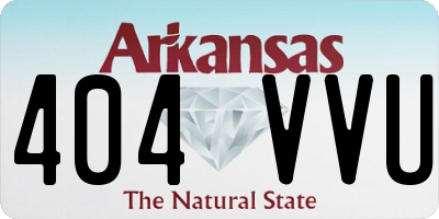 AR license plate 404VVU