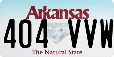 AR license plate 404VVW