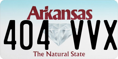 AR license plate 404VVX