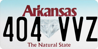 AR license plate 404VVZ