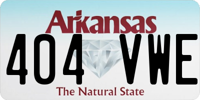 AR license plate 404VWE