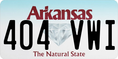 AR license plate 404VWI
