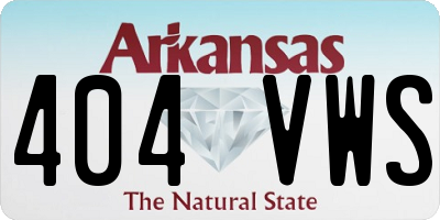 AR license plate 404VWS