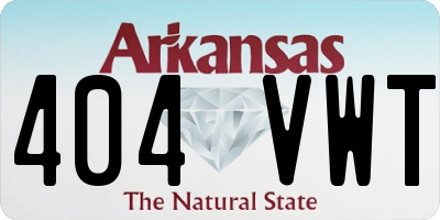 AR license plate 404VWT