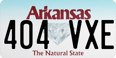 AR license plate 404VXE