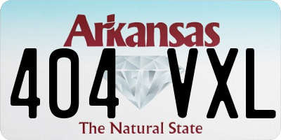 AR license plate 404VXL