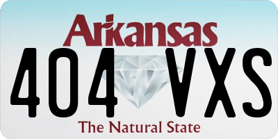 AR license plate 404VXS