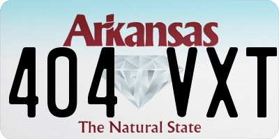 AR license plate 404VXT