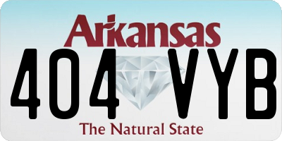 AR license plate 404VYB