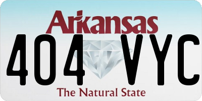 AR license plate 404VYC