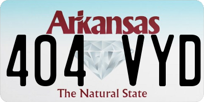 AR license plate 404VYD
