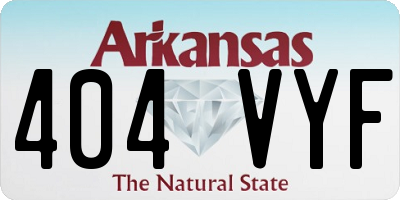 AR license plate 404VYF
