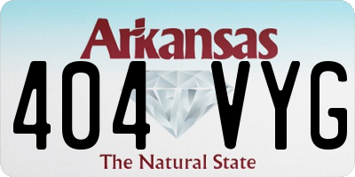 AR license plate 404VYG