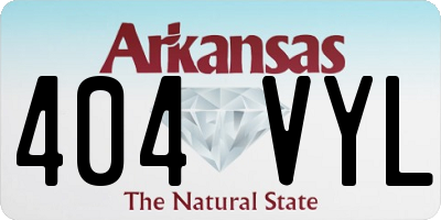 AR license plate 404VYL