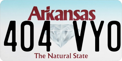 AR license plate 404VYO