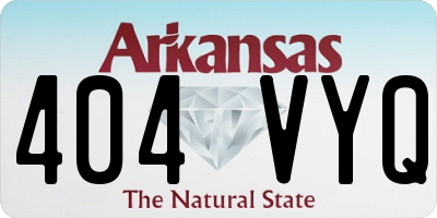 AR license plate 404VYQ