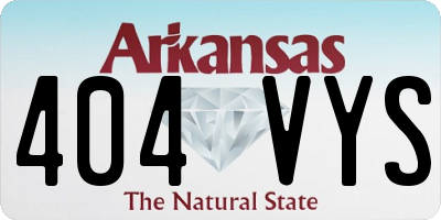 AR license plate 404VYS