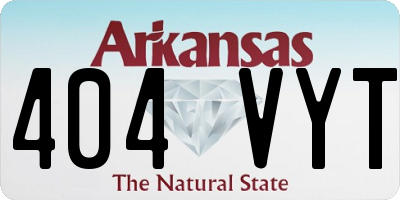 AR license plate 404VYT