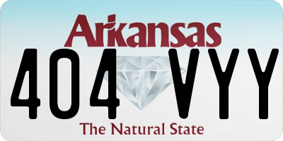 AR license plate 404VYY
