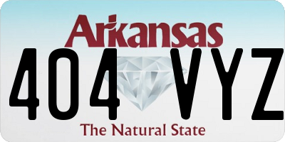 AR license plate 404VYZ